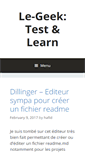Mobile Screenshot of le-geek.com